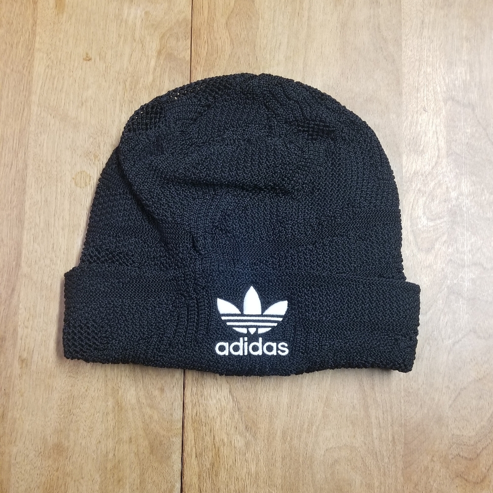 Adidas Originals Black Textured Beanie
